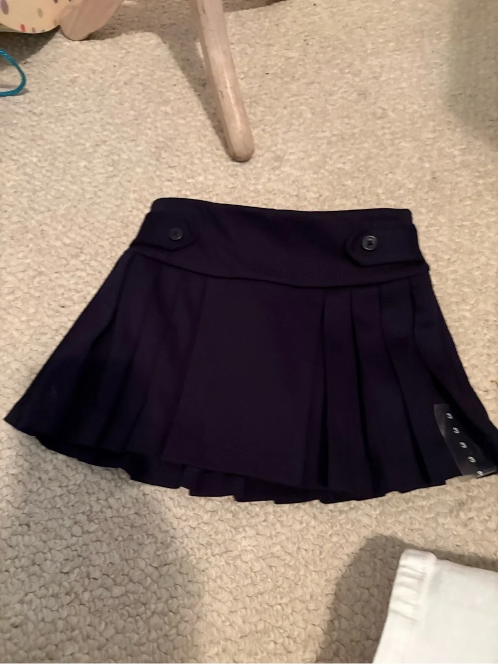 Polo Ralph Lauren Girls size 3 NWT $65 Pleated Mini Skort navy - Picture 7 of 13
